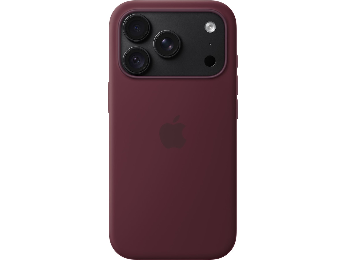 Apple iPhone 18 Pro silikonfodral (burgundy) Mobilskal