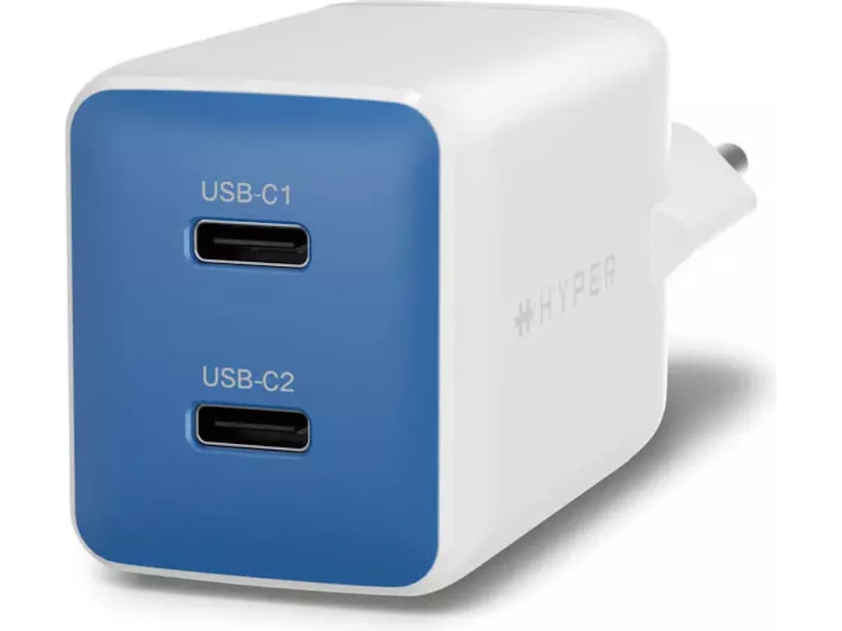 HyperJuice Flex 45W GaN Väggladdar EU (blue) Mobilladdare