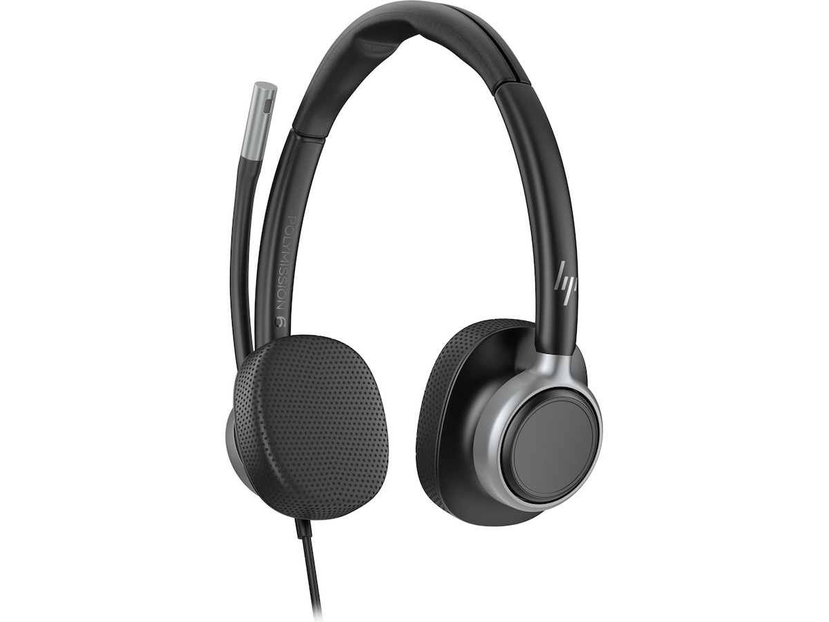 HP Poly Mission 625 Stereo USB Kablat Headset Trådbundet headset