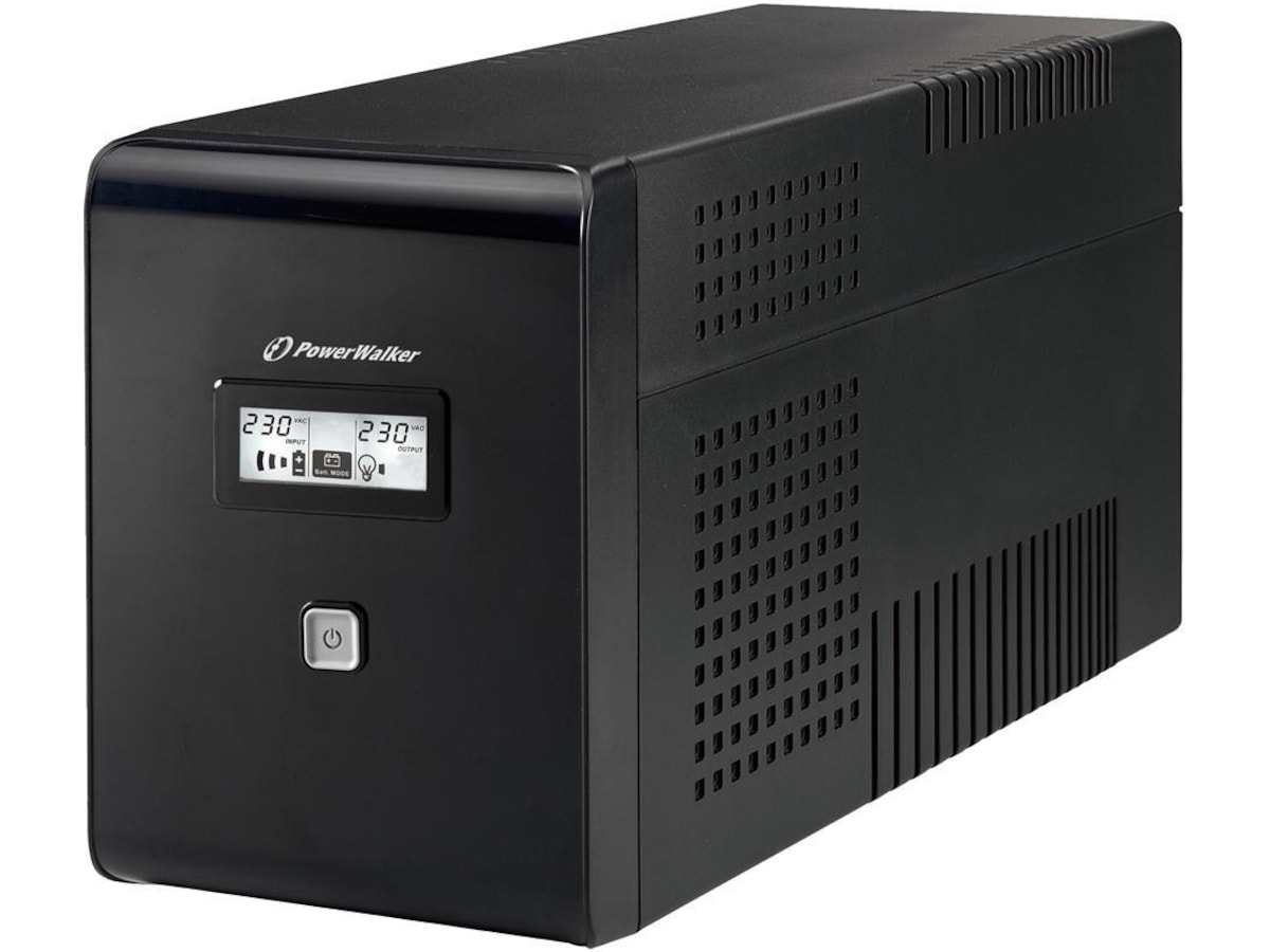 BlueWalker PW UPS VI 1500 LCD Schuko UPS och UPS-batteri