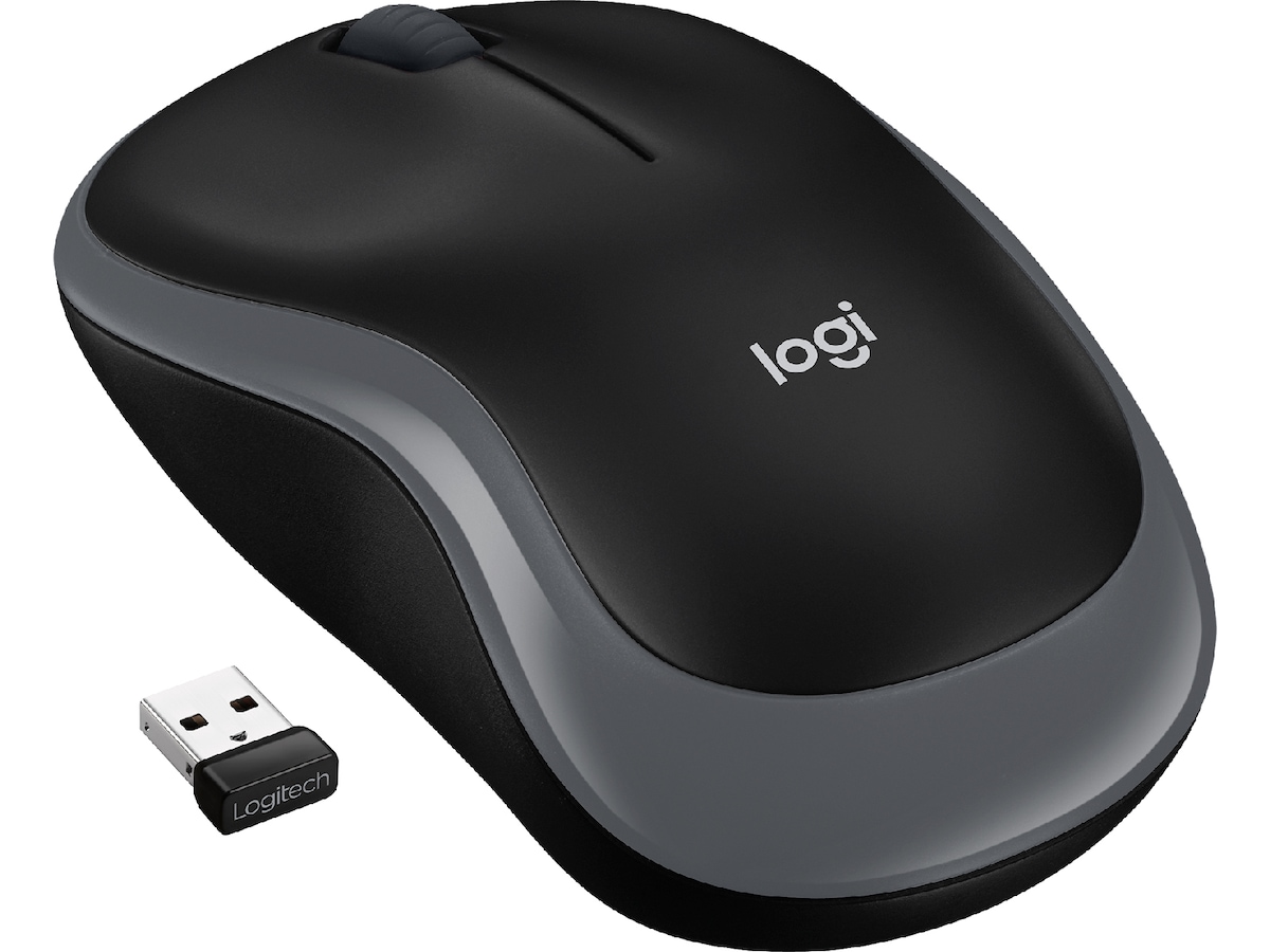 Logitech M185 Trådlös Mus Swift Grey