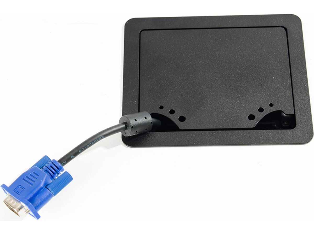 Kenson Cable Support Micro (svart) Tillbehör till arbetsstationer och kontorsbås