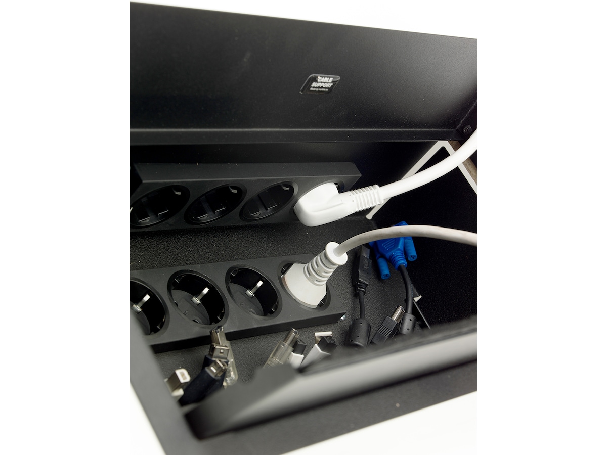 Kenson Cable Support Conference (svart) Tillbehör till arbetsstationer och kontorsbås