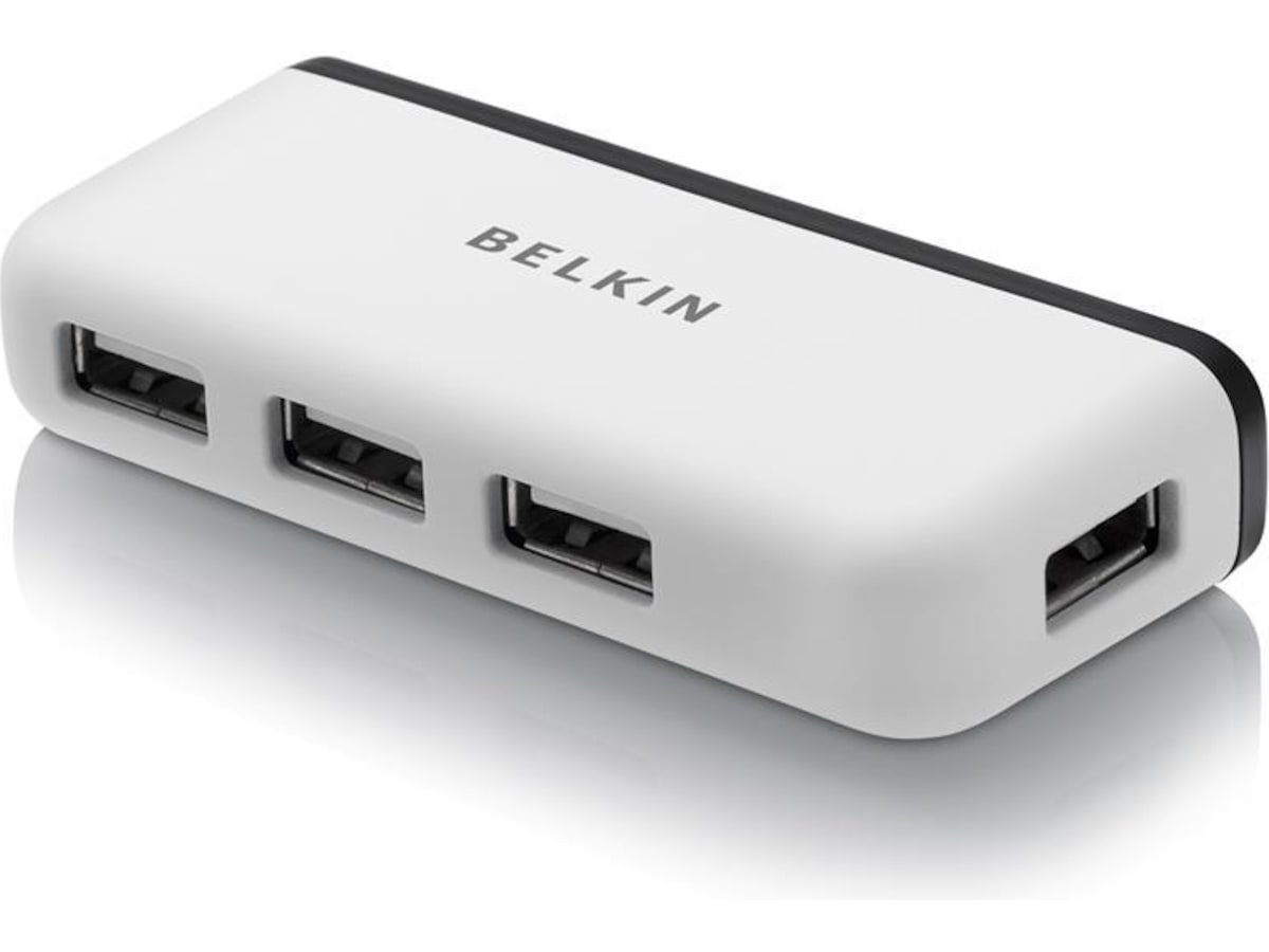Belkin 4 port Travel-HUB Dockningsstation och USB-hub