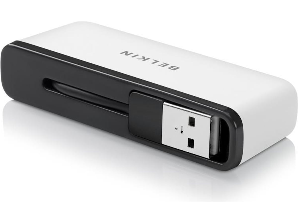 Belkin 4 port Travel-HUB Dockningsstation och USB-hub