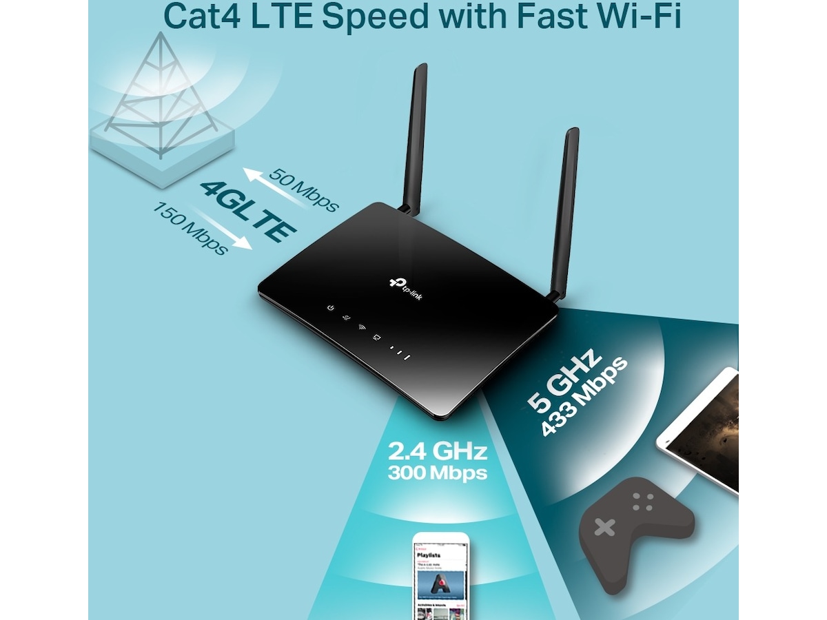 TP-Link Archer MR200 4G-Router Mobilt bredband