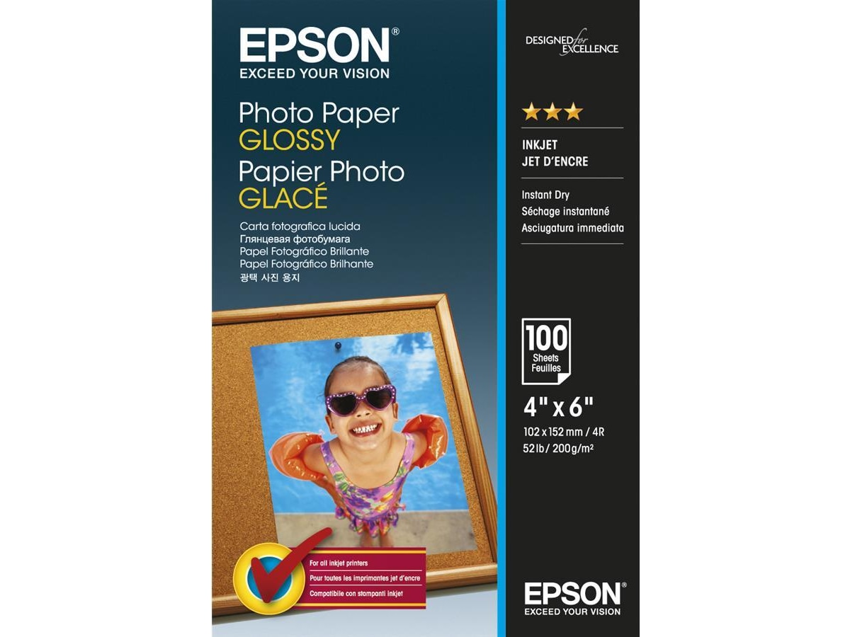 Epson Photo Paper Glossy 10x15cm Papper