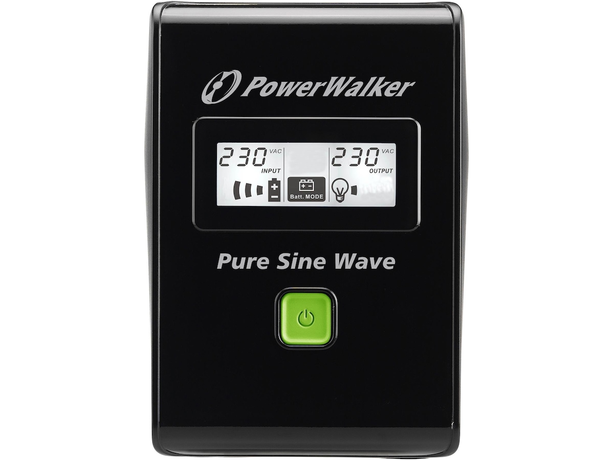 BlueWalker PW UPS VI 600 SW Schuko UPS och UPS-batteri