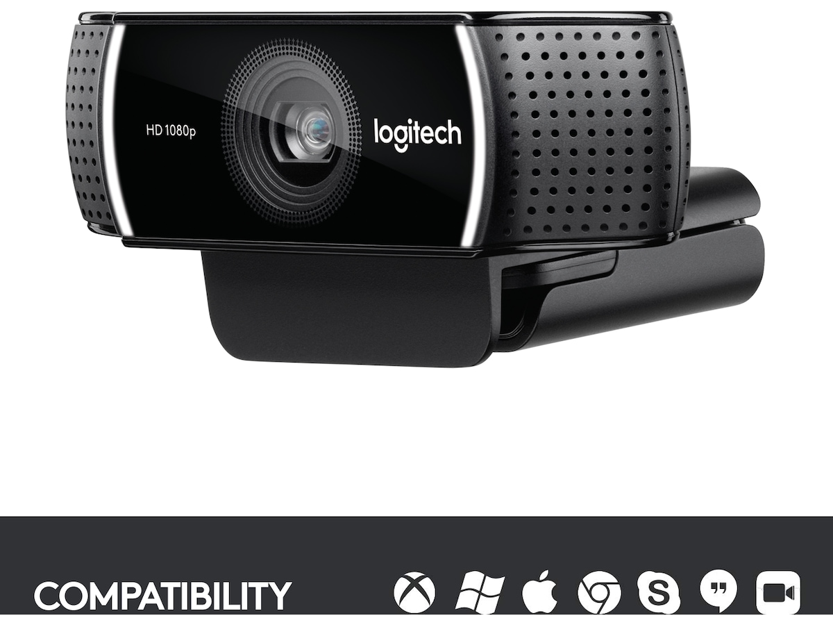 Logitech C922 30FPS 1080P professionell strömmande webbkamera Webbkamera