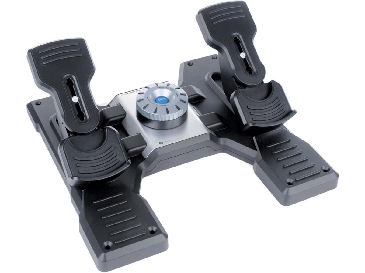 Logitech G Pro Flight Rudder Pedals Ratt och pedaler
