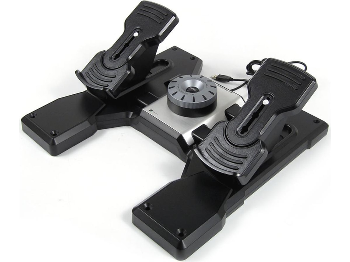 Logitech G Pro Flight Rudder Pedals Ratt och pedaler