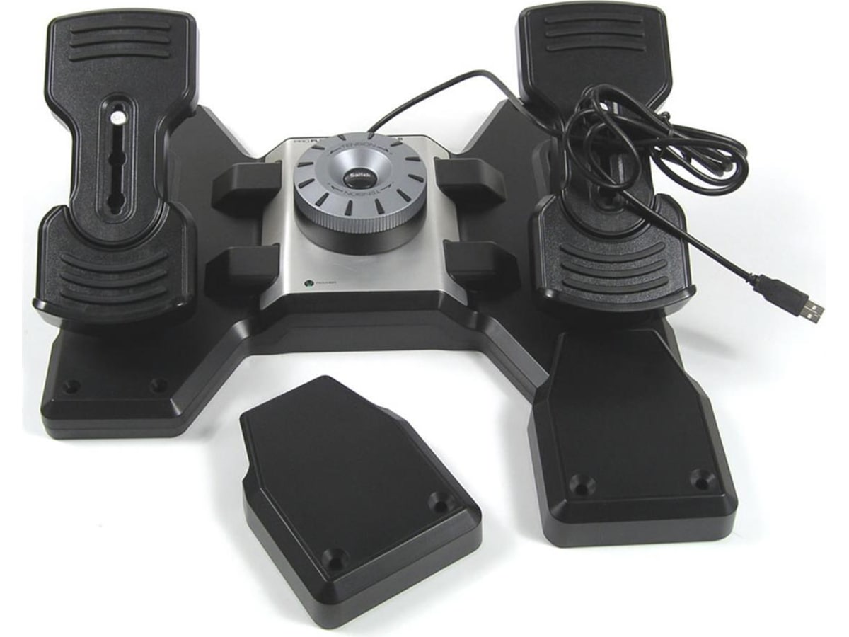 Logitech G Pro Flight Rudder Pedals Ratt och pedaler