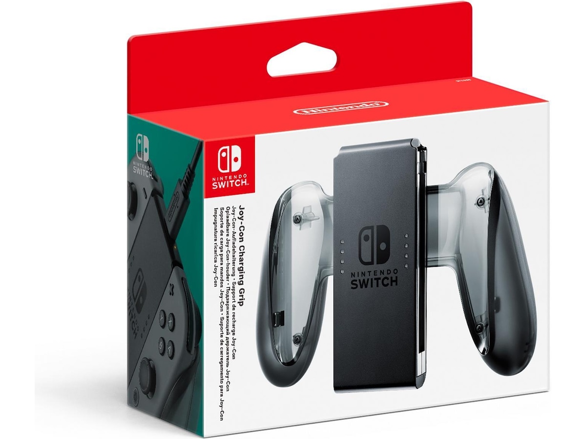 Nintendo Switch Joy-Con Laddningsgrepp (svart) Tillbehör till spelkonsoler