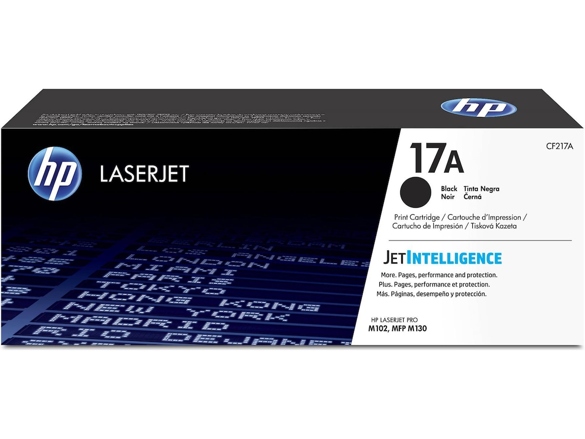 HP Toner 17A Svart Lasertoner