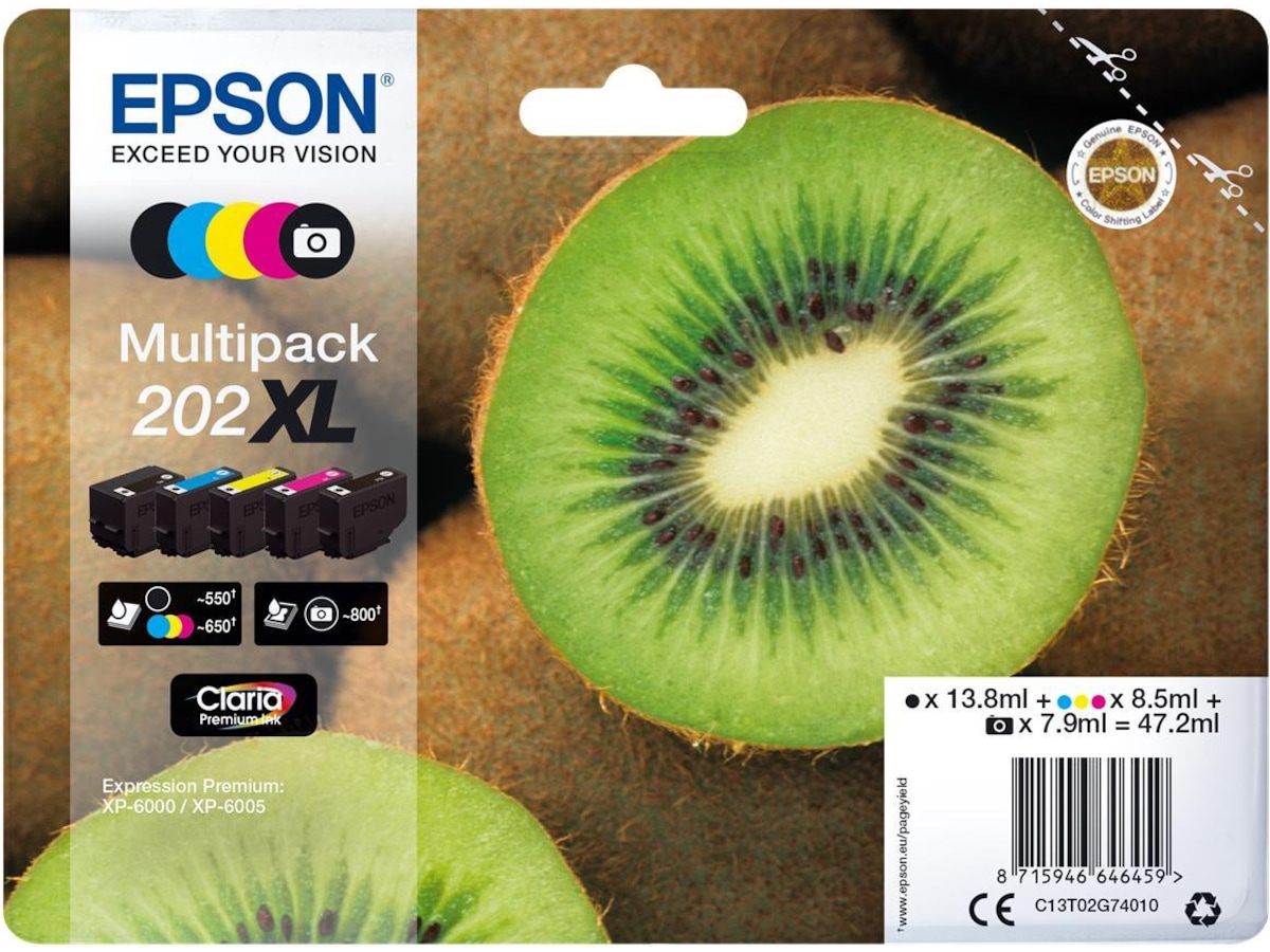 Epson 202XL Multipack (5clr) Bläckpatron