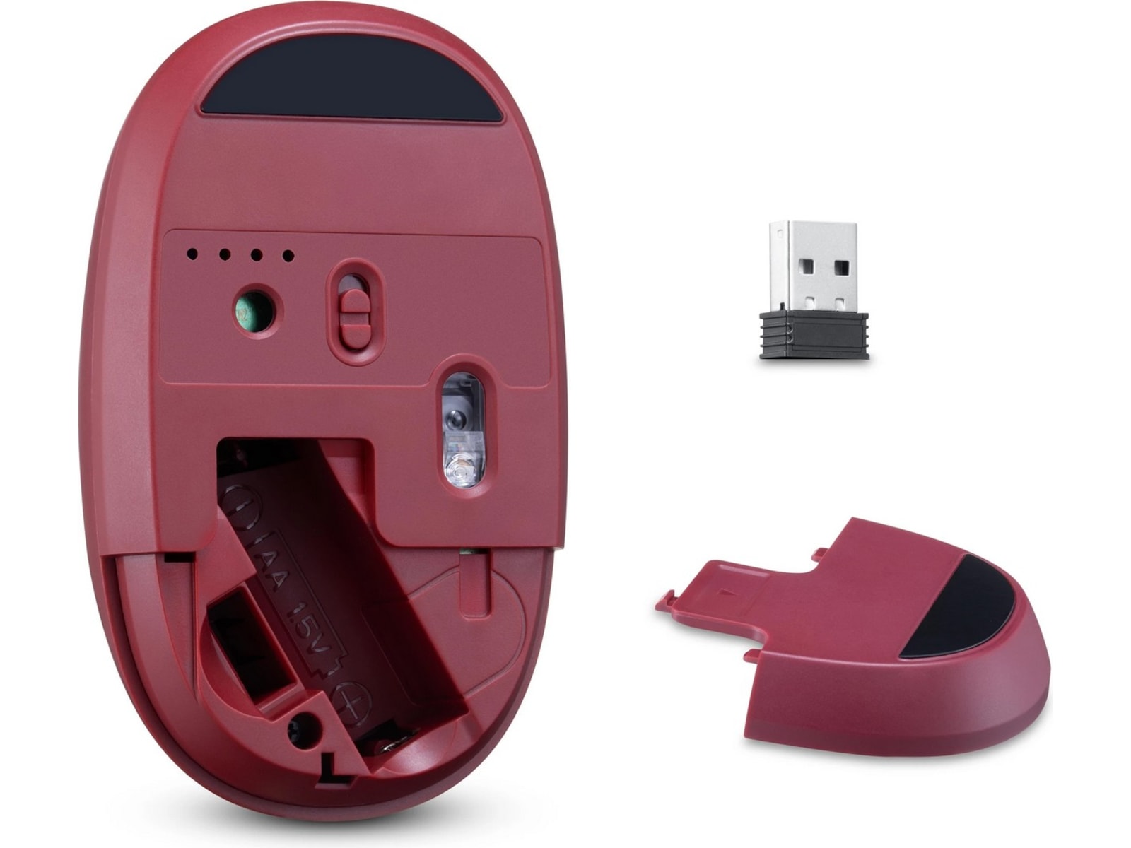 ON WME 200 trådlös mus (röd) Mus