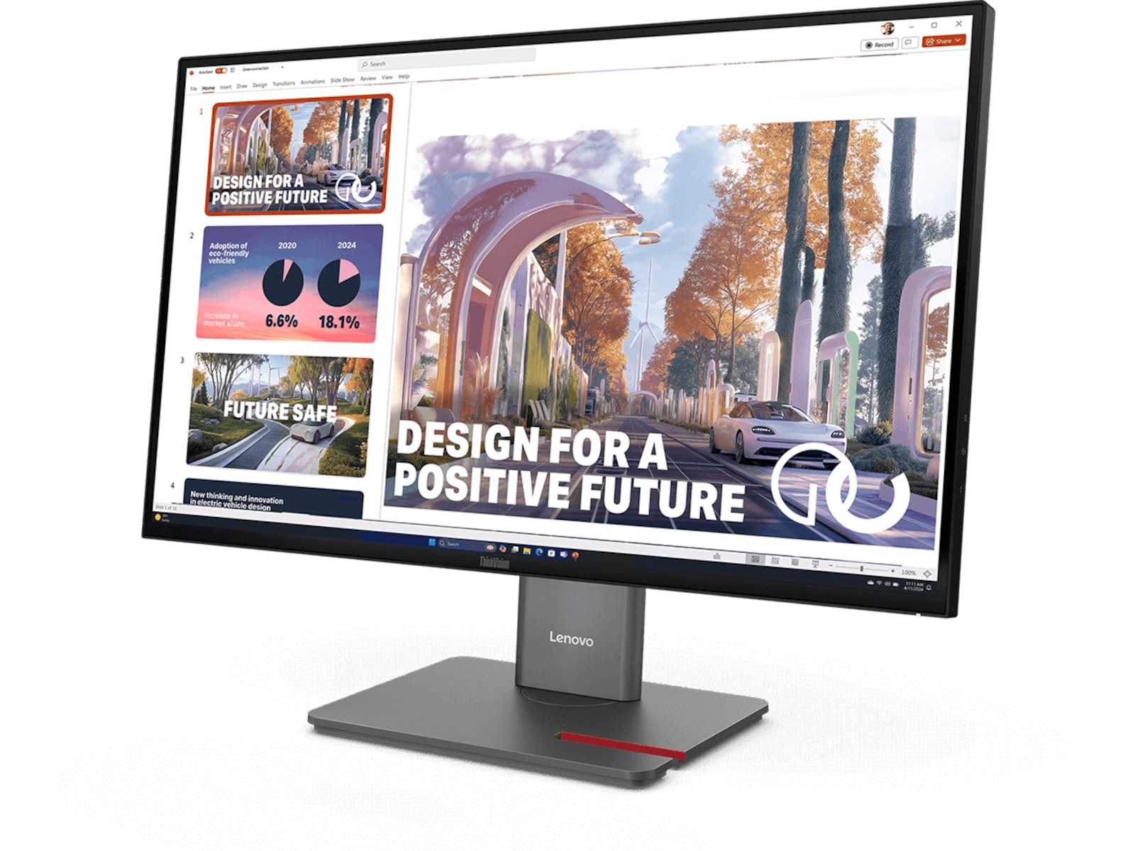 Lenovo 27" skärm ThinkVision P27QD-40 Bildskärmar