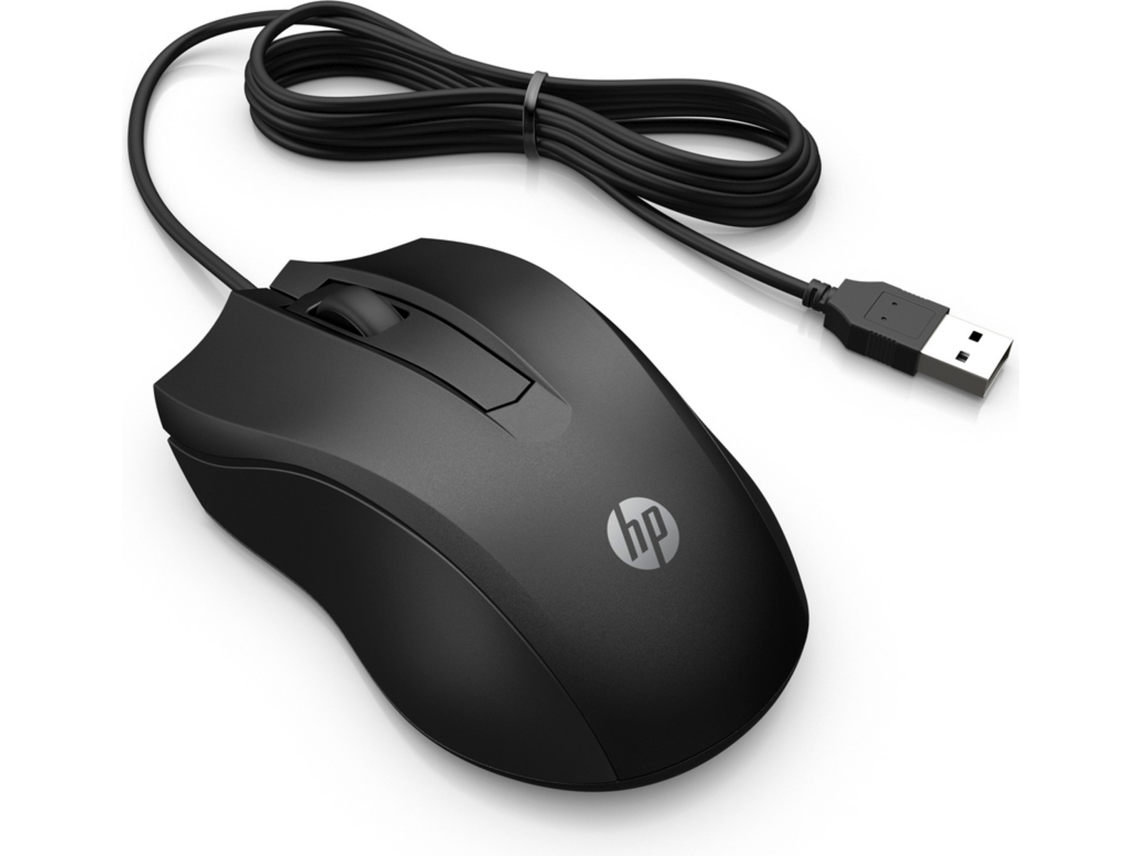 HP 100 trådbunden mus (svart) Mus