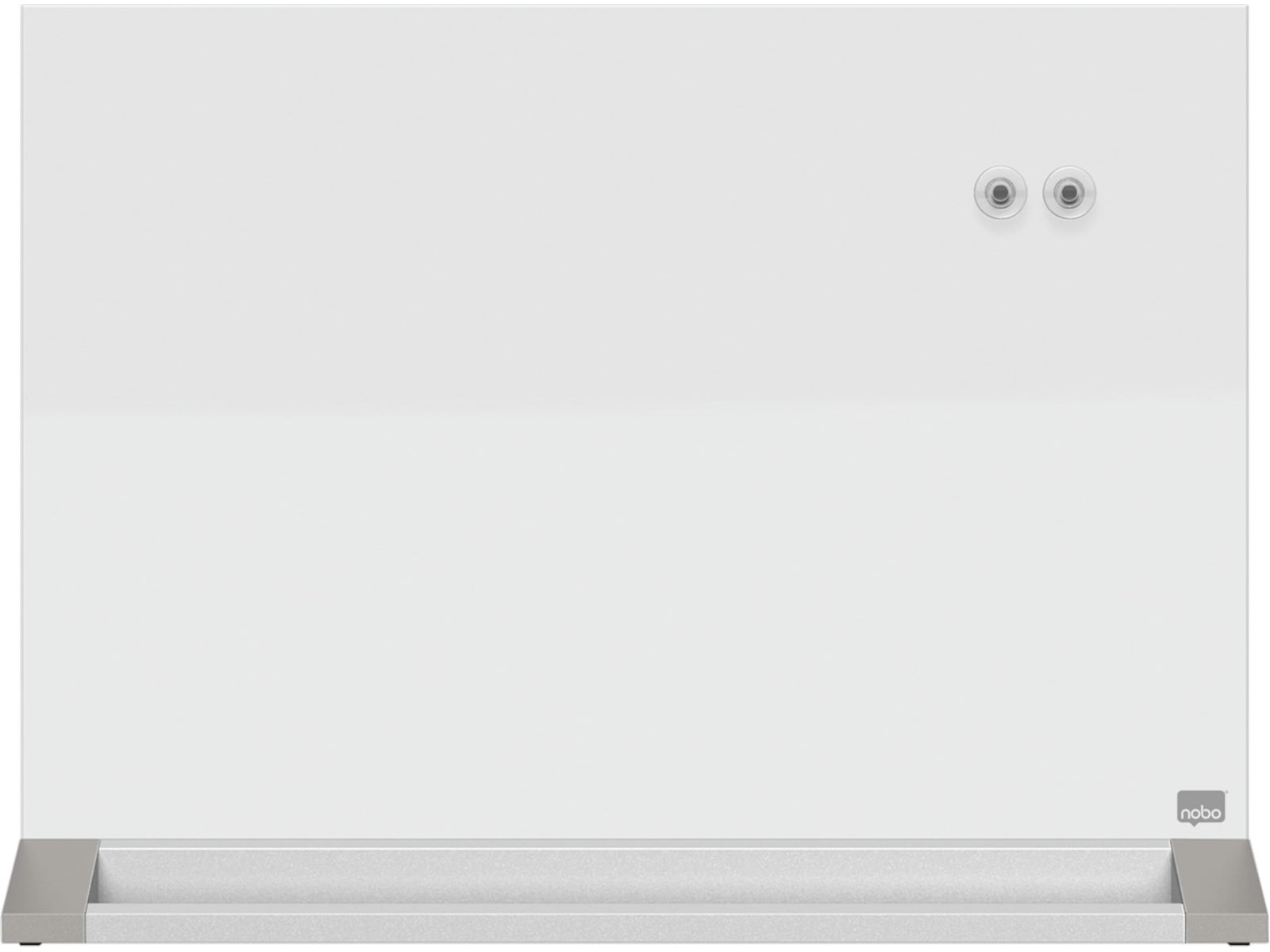 Nobo tvåsidig skrivbordstavla i glas - 60x45 cm Tillbehör till arbetsstationer och kontorsbås