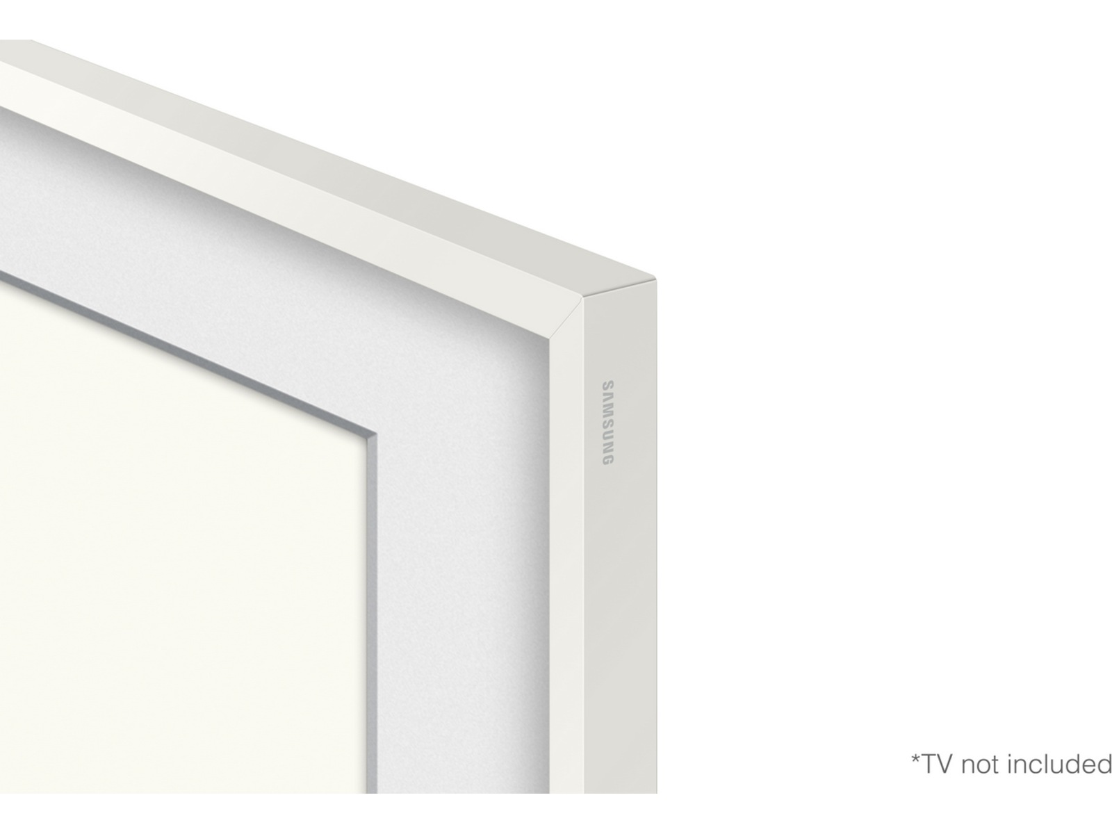 Samsung 85" ram till The Frame (2021-2024, vit) TV-ram & tillbehör