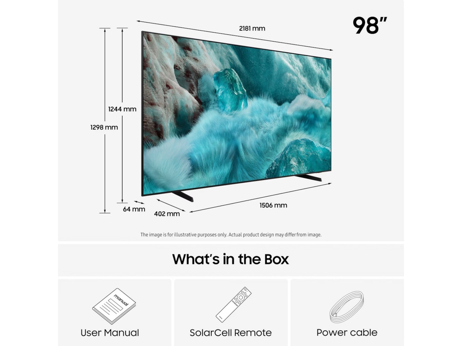 Samsung 98" Q7F QLED Q7F 4K Smart TV (2025) Över 80 tums TV