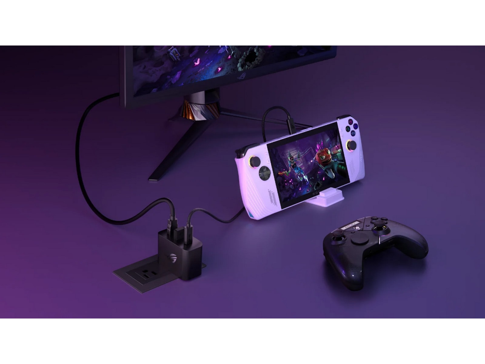 ASUS ROG Ally Gaming Charger Dock Tillbehör till spelkonsoler