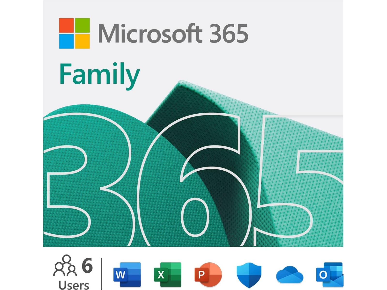 Microsoft M365 Family 1 år Kontorsprogram