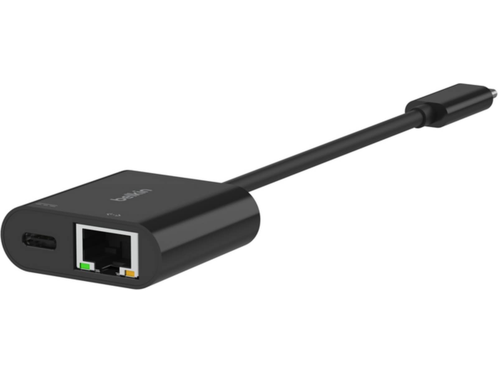 Belkin USB-C till Ethernet Adapter 20cm (svart) Kabel adapter och övergångar