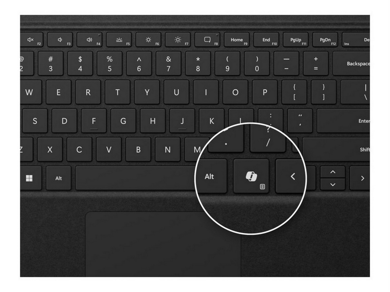 Microsoft Surface Pro Keyboard med Slim Pen (svart) Tangentbord och pennor