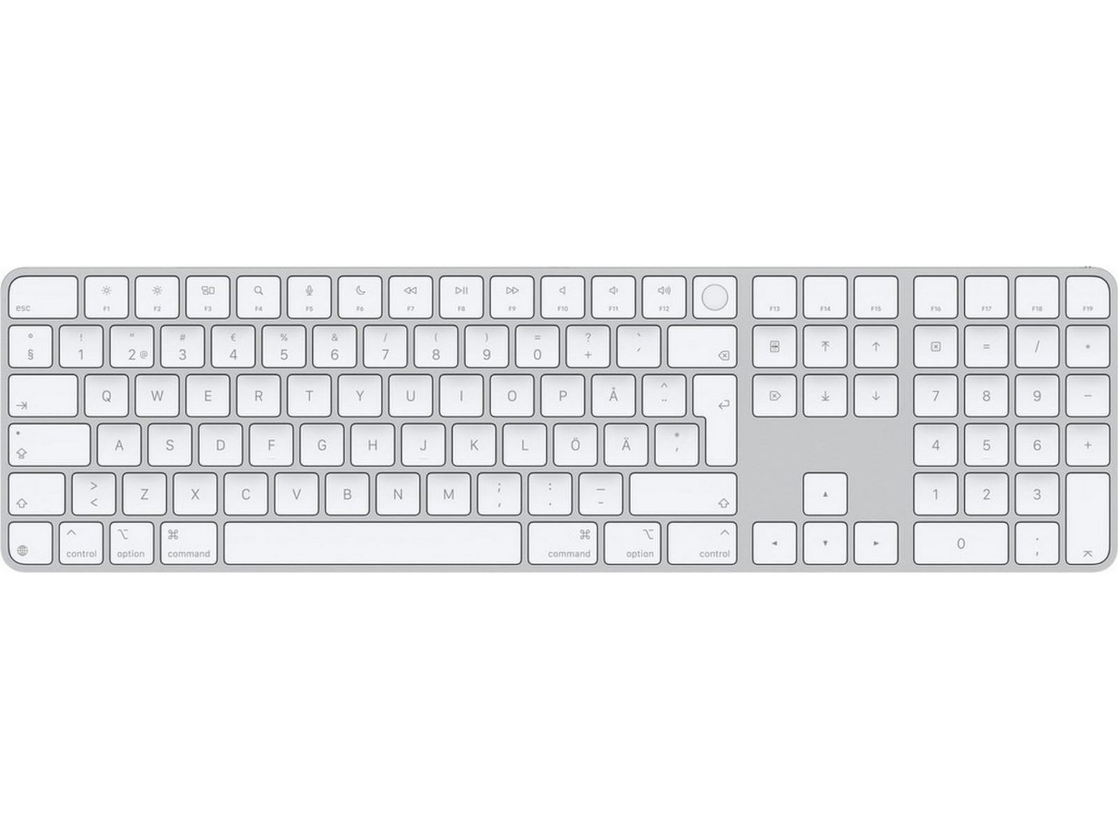 Apple Magic Keyboard med Touch ID och numpad Tangentbord