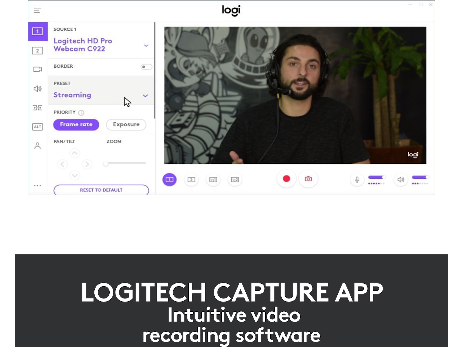 Logitech C920e HD 1080p webbkamera - BLK - WW Webbkamera
