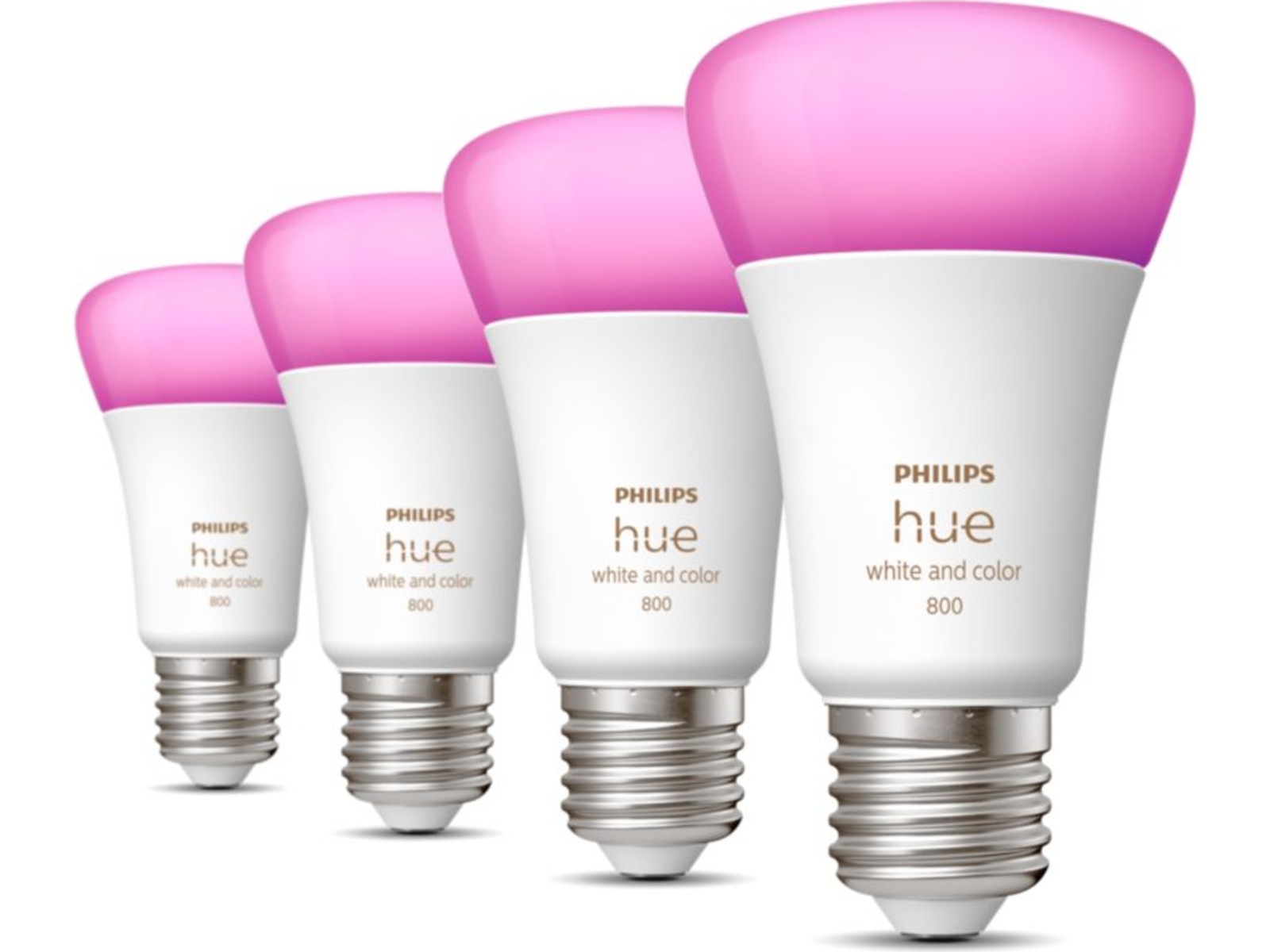 Philips Hue WCA -lampor 6,5 W A60 E27 4 st LED-lampor & glödlampor