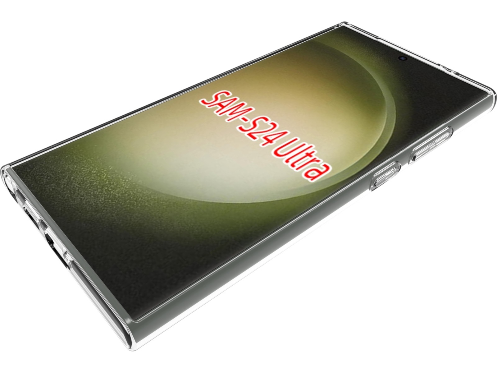 iiglo Galaxy S24 Ultra Silikonskydd (transparent) Mobilskal