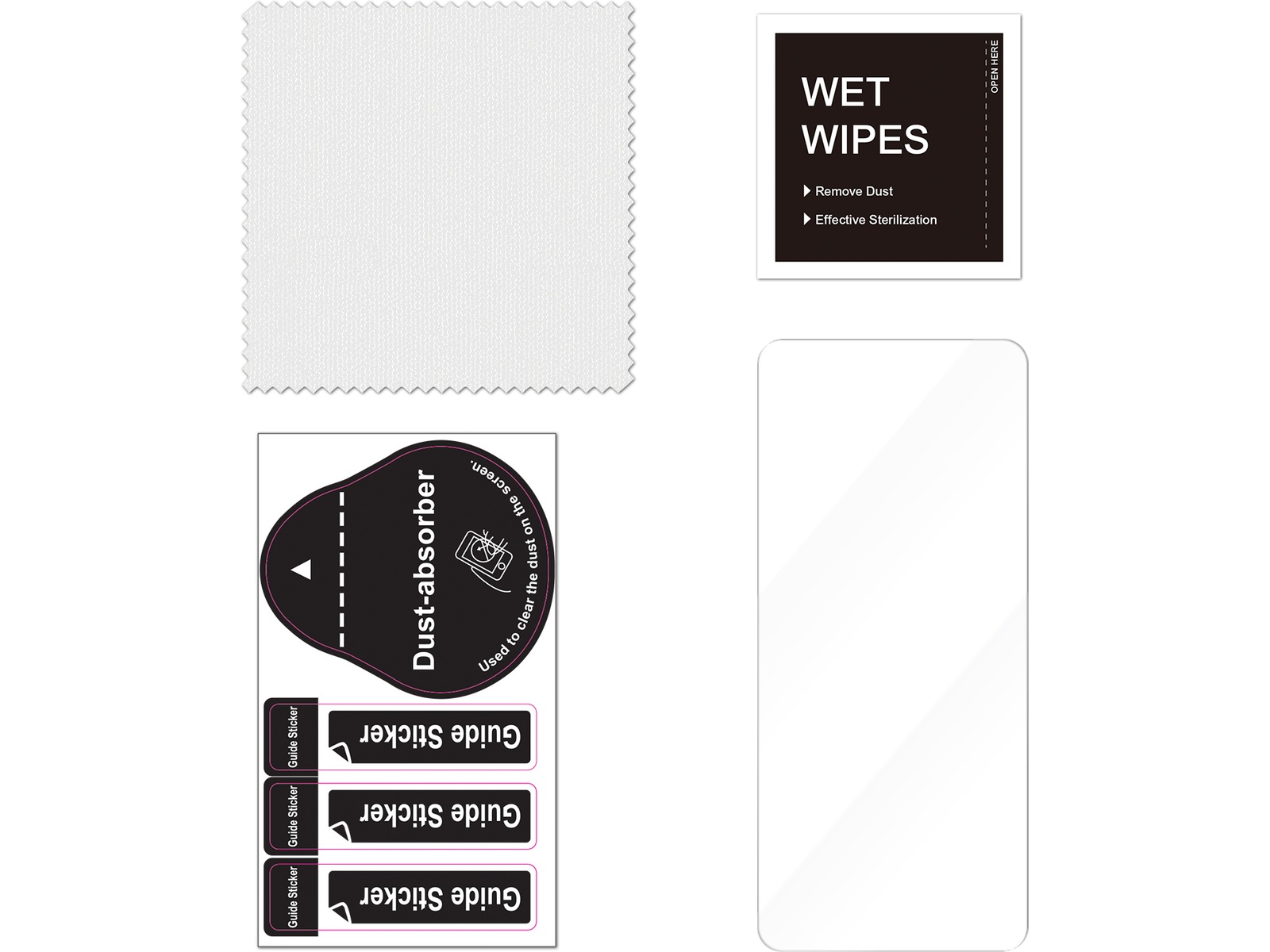 iiglo iPhone 17 Pro Max / 16 Pro Max Clear Glass skärmskydd Skärmskydd mobiltelefon