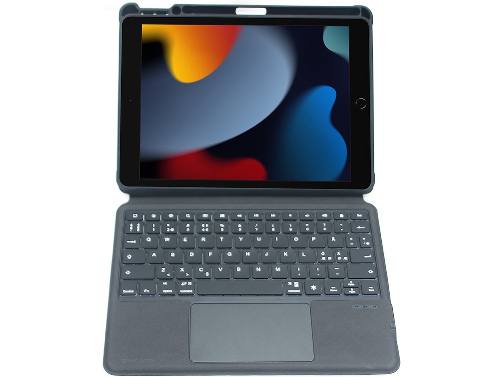 4smarts iPad Pro 11" 2-i-1 Tangentbordfodral (grå) Tangentbord och pennor