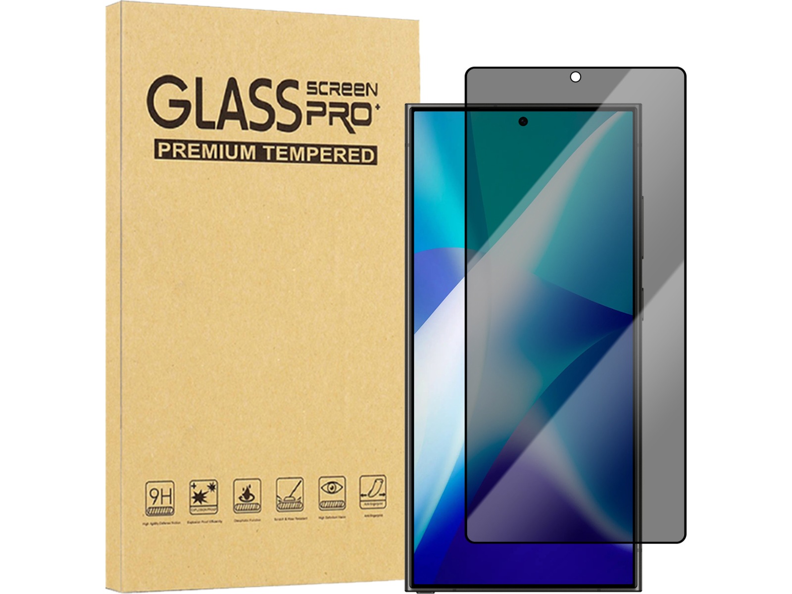 iiglo Galaxy S25 Ultra Privacy Skärmskydd Skärmskydd mobiltelefon