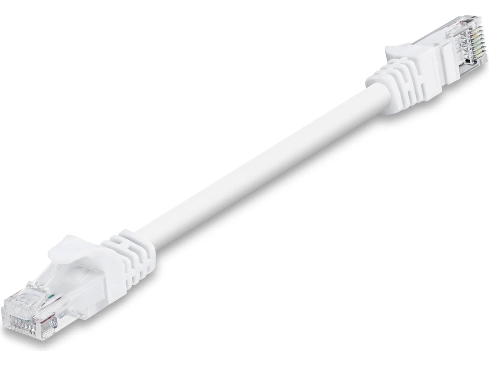 Nätverkskabel CAT6 15cm (vit) Nätverkskablar