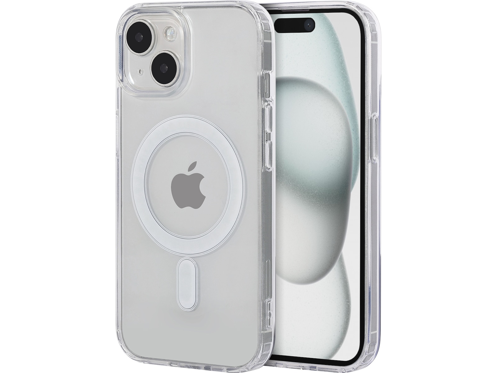 iiglo iPhone 15 Magnetic Silikonskal (transparent) Mobilskal