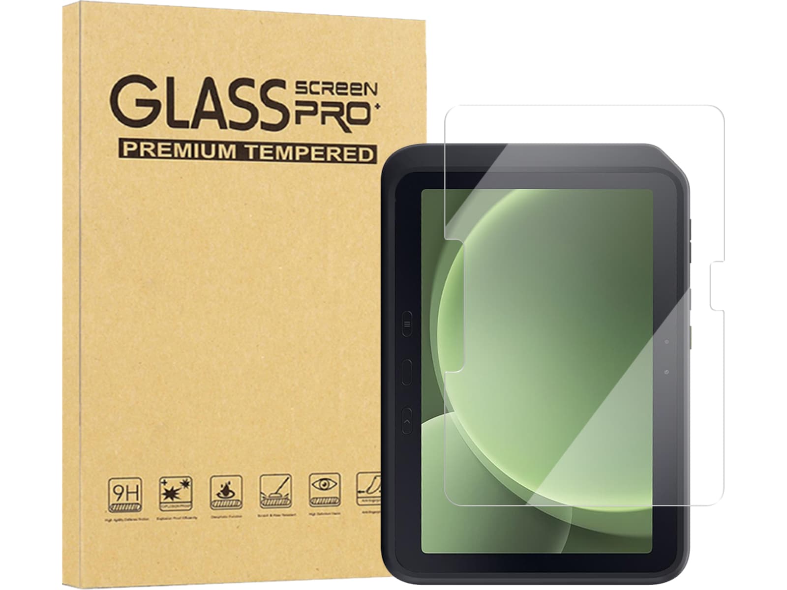 iiglo Galaxy Tab Active 5 Pro Skärmskydd Skärmskydd surfplattor