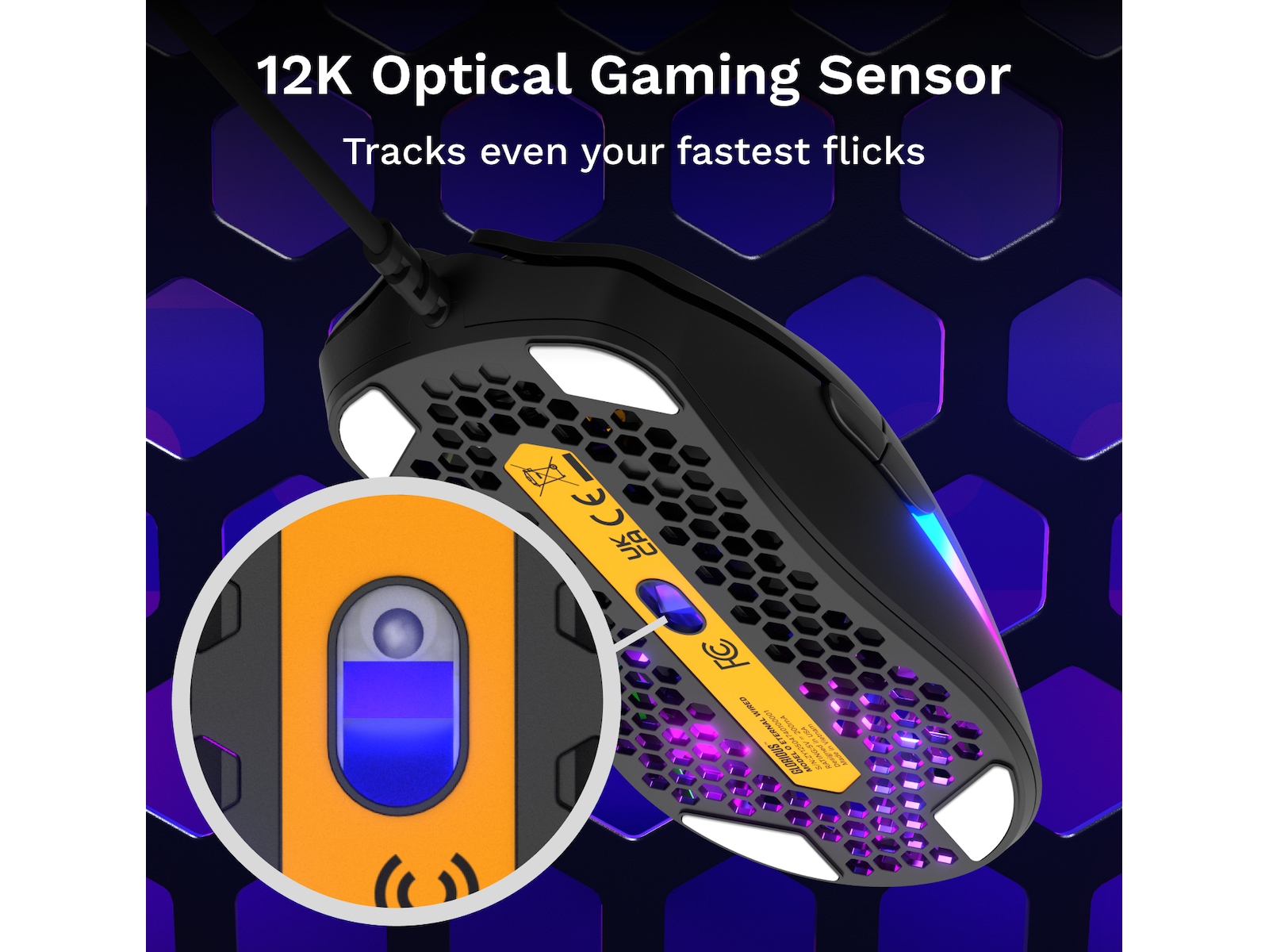 Glorious Model O Eternal gaming mus (svart) Gamingmus