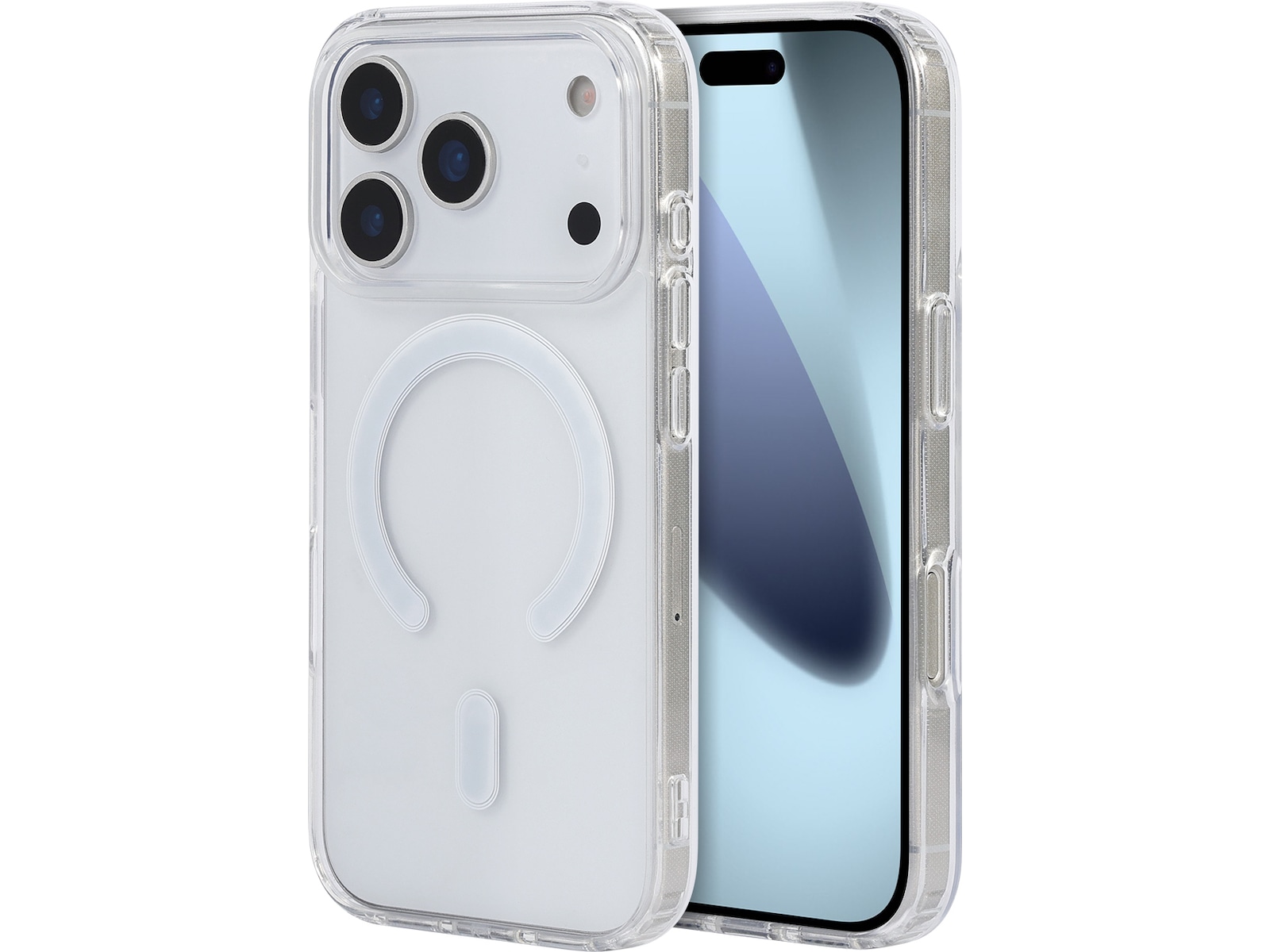 iiglo iPhone 17 Pro Magnetic Silikonskal (transparent) Mobilskal