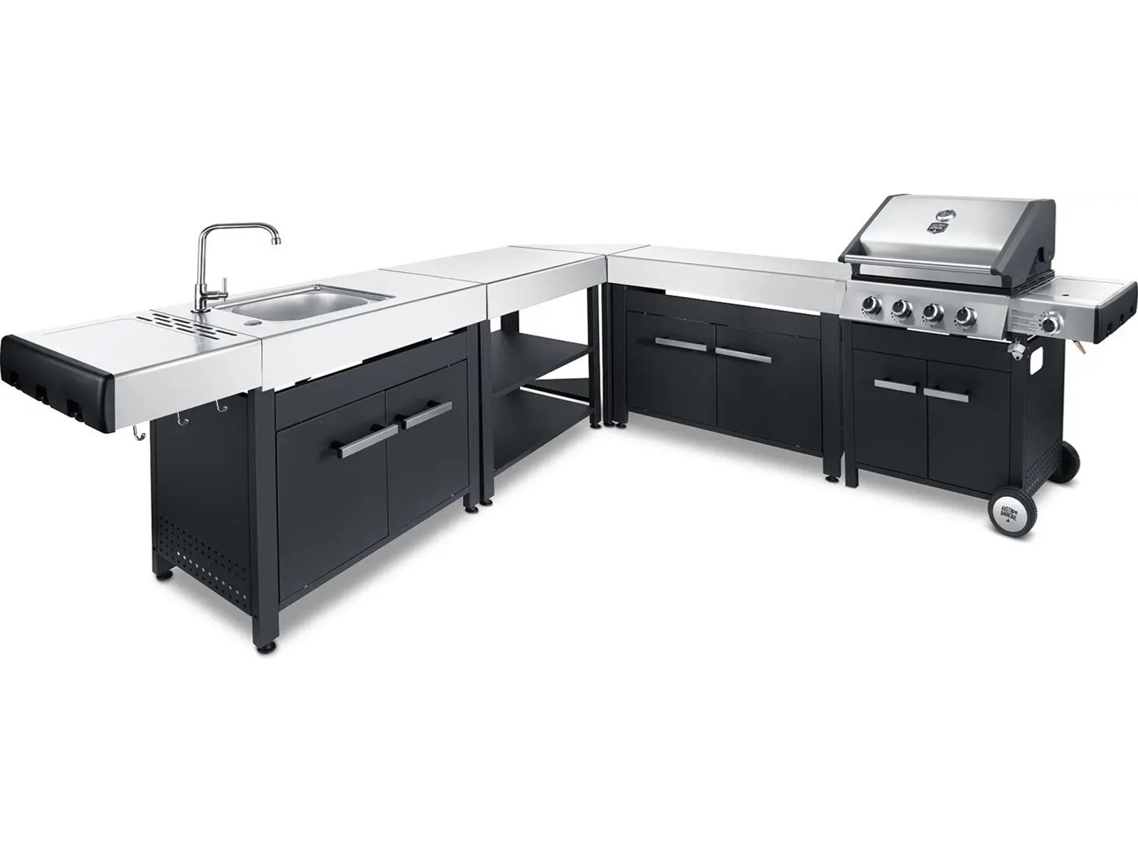 Austin and Barbeque AABQ Classic 4+1B gasgrill Utomhusgrillar