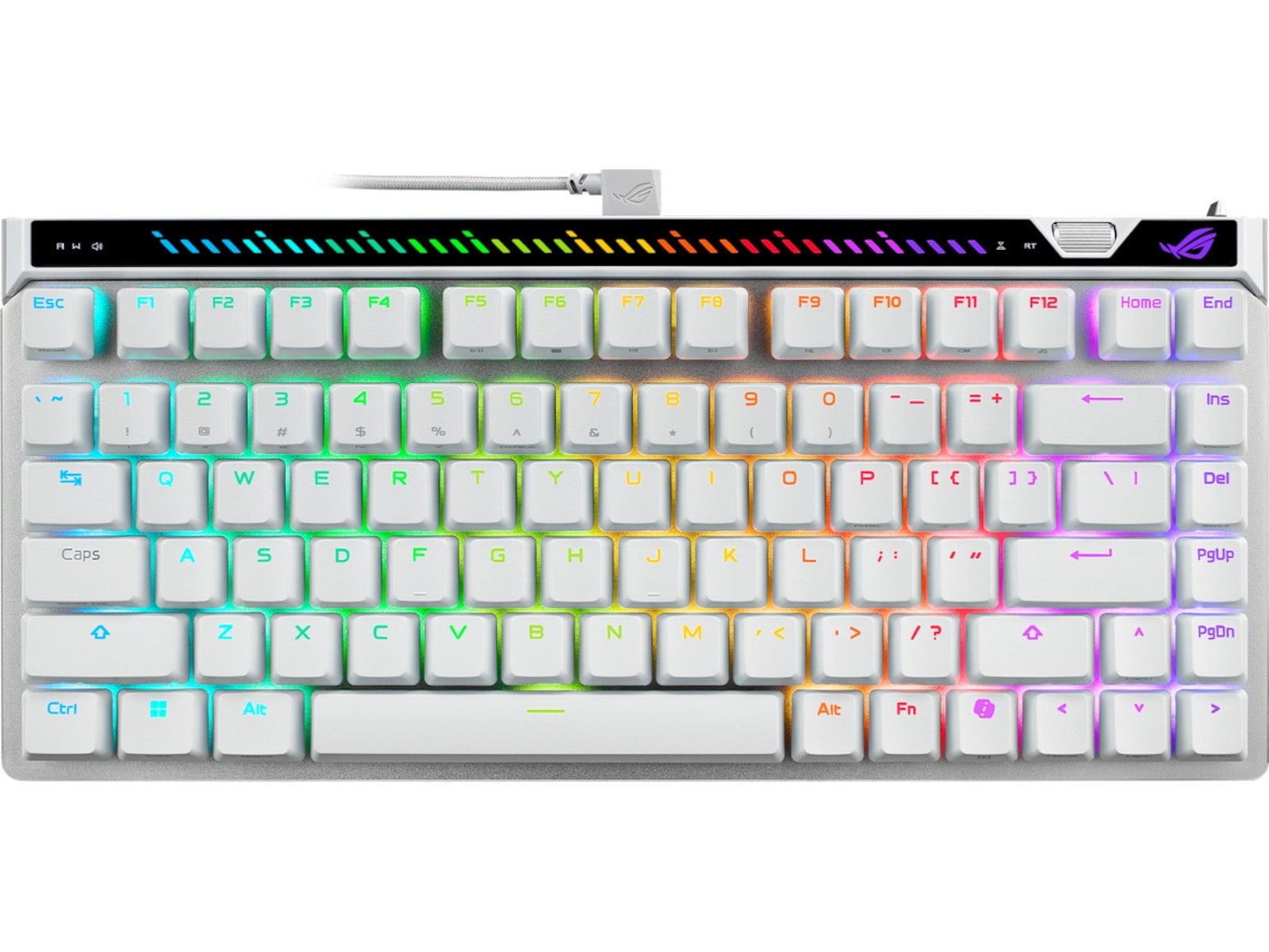 Asus ROG Falchion Ace 75 HE Gamingtangentbord (vit) Gamingtangentbord