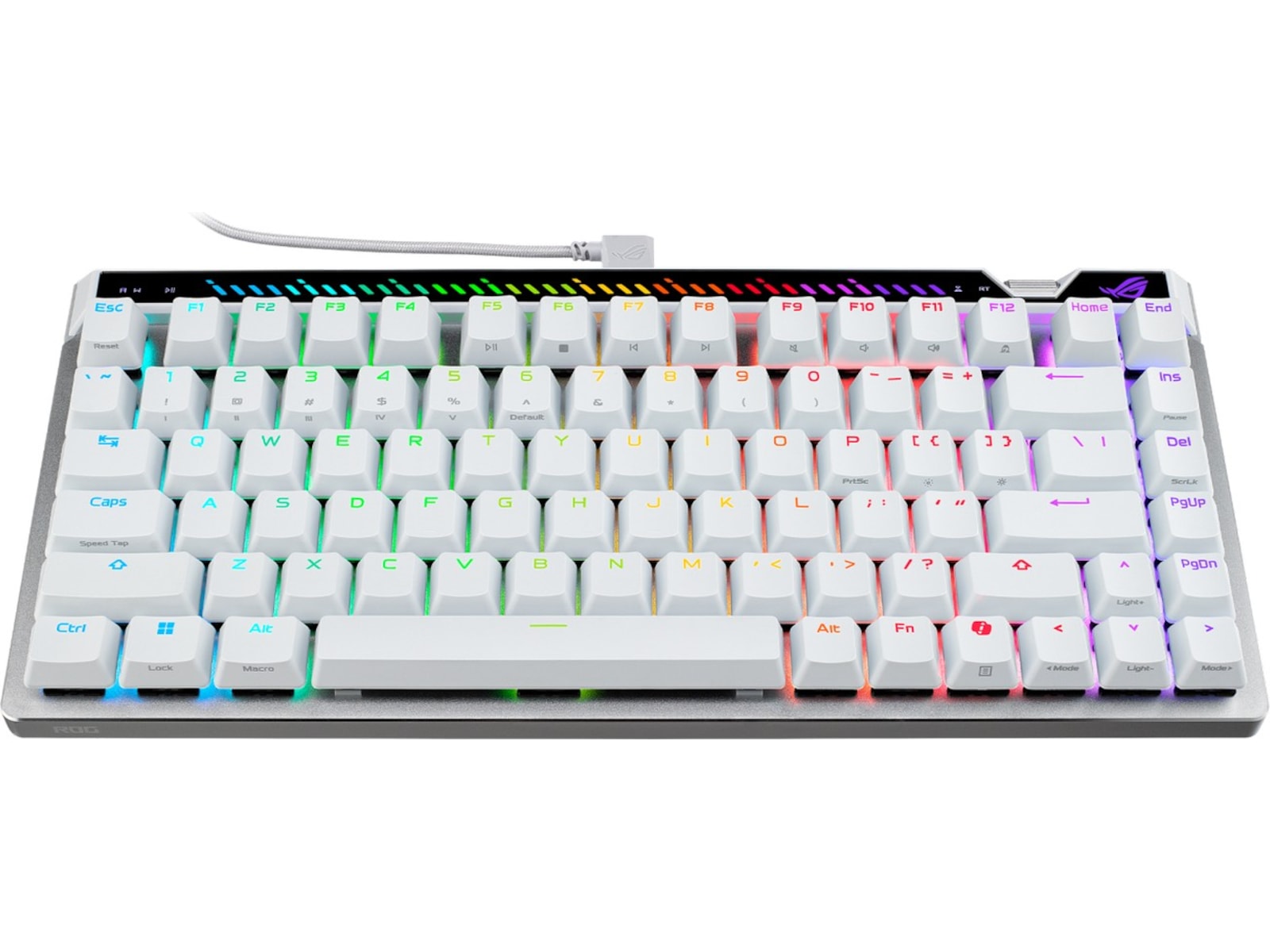 Asus ROG Falchion Ace 75 HE Gamingtangentbord (vit) Gamingtangentbord