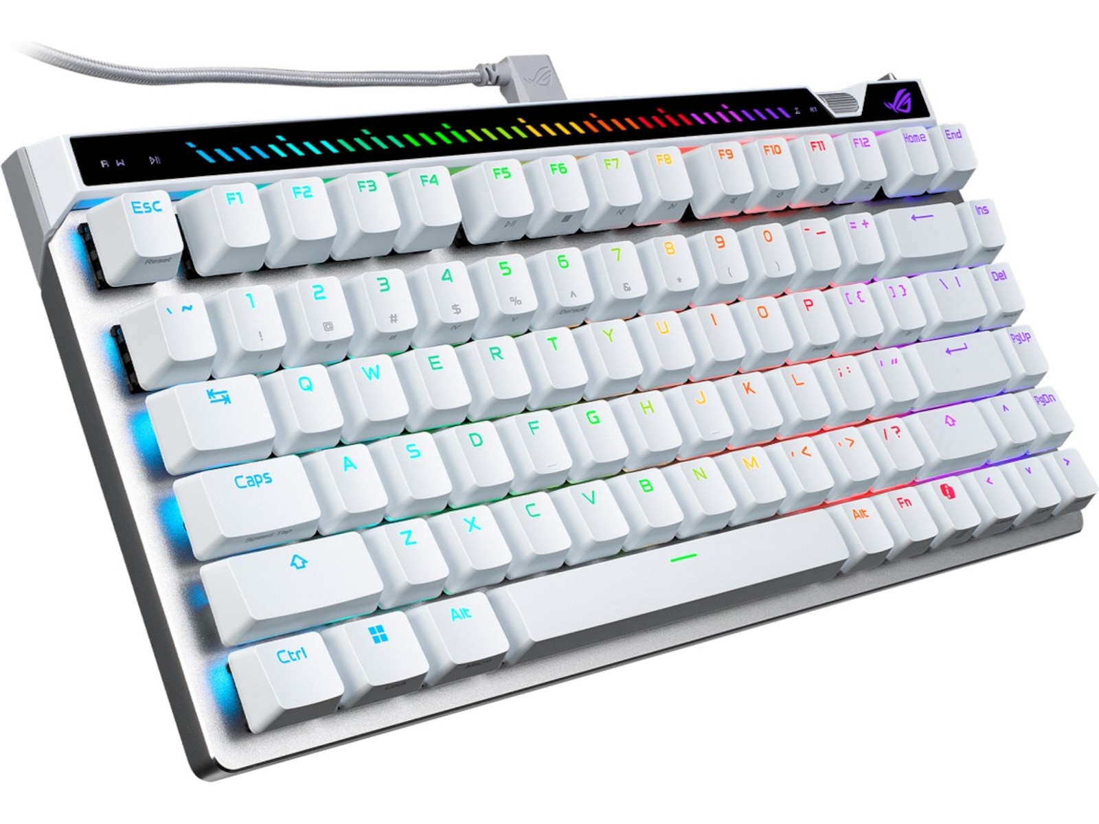 Asus ROG Falchion Ace 75 HE Gamingtangentbord (vit) Gamingtangentbord