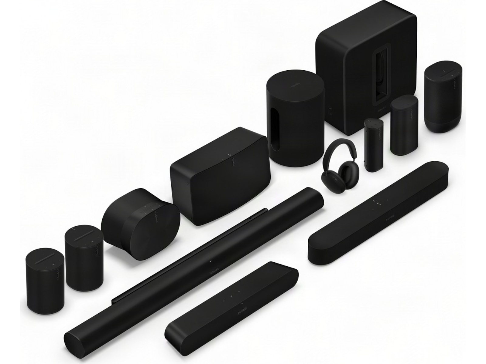 Sonos Play Trådlös Högtalare (svart) Högtalare