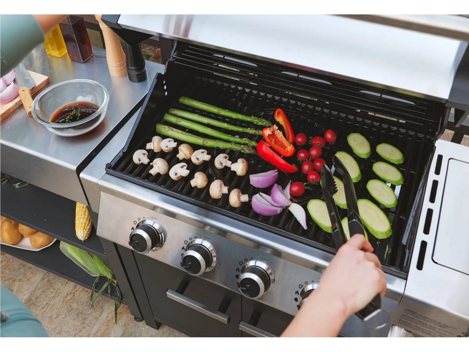 Austin and Barbeque AABQ Classic 4+1B gasgrill Utomhusgrillar