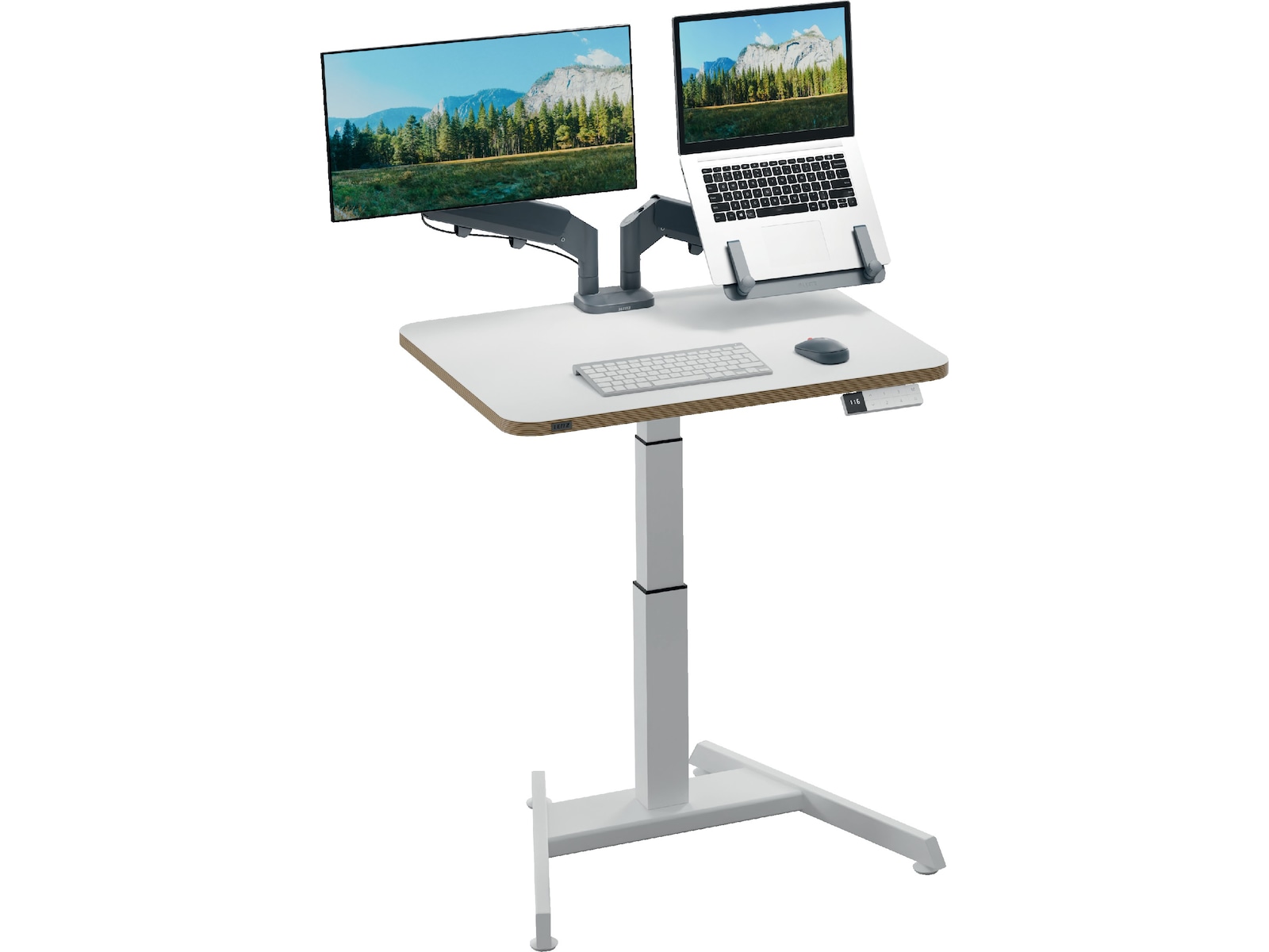 Leitz Ergo Höj- & Sänkbart Skrivbord, elektriskt, stå-upp-påminnelse Aktivitetsbord