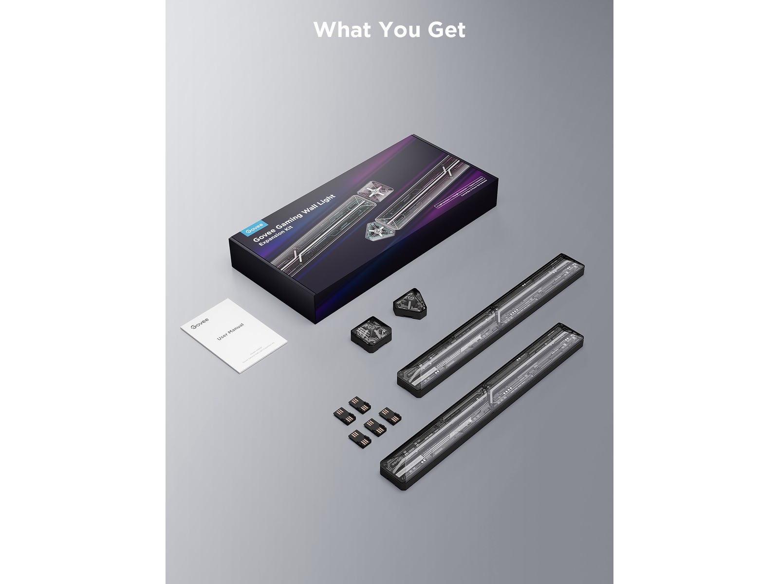 Govee Gaming Wall Light utbyggnadssats Led strips & underhållning