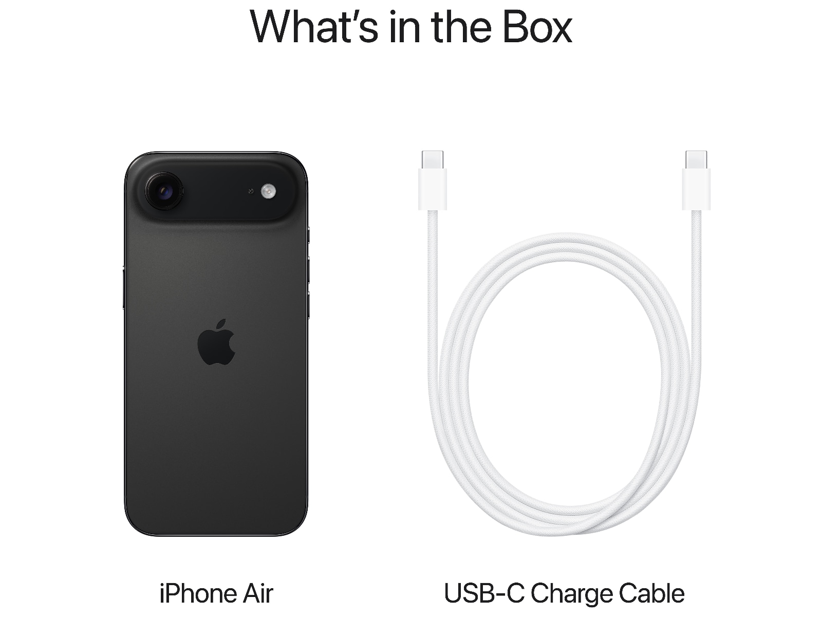 iPhone Air 256GB (rymdsvart) Mobiltelefoner